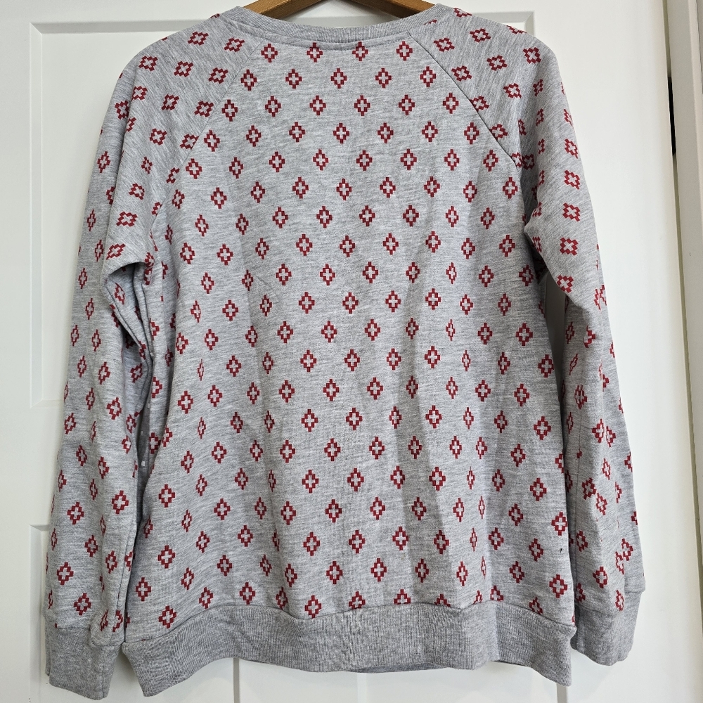 rudolph the red nosed reindeer M (7-9) Sweatshirt Santa Holiday Christmas Xmas - Picture 3 of 8